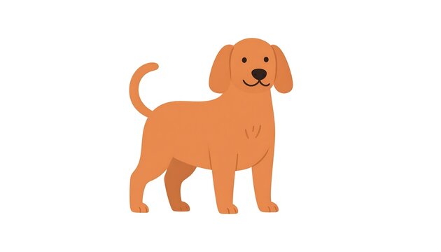 Cute cartoon dog - Powered by Adobe