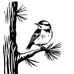 Pine Siskin Animal Icon
