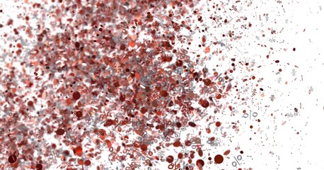 Abstract background of red and gray percentage symbols, perfect for sales and discounts.