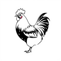 Polish Chicken Animal Icon