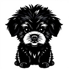Pomapoo Animal Black Icon