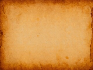 Obraz premium Aged Parchment Paper with Darkened Edges and Subtle Stains Evoking Historical Documents and Old Manuscripts