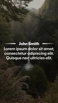 Vertical Animated Quote Titles Template