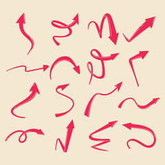 Arrow Collection with Doodle Style