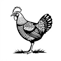 Prairie Chicken Animal Icon