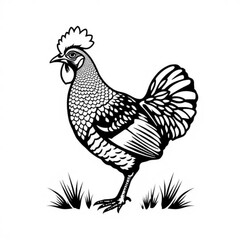 Prairie Chicken Animal Icon