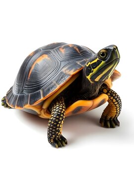 Close-up illustration of turtle's face