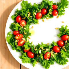 fresh vegetables on white background top view 