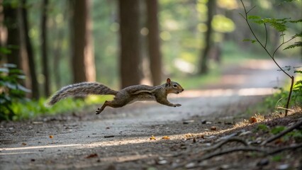 Obraz premium Squirrel in Natural Habitat