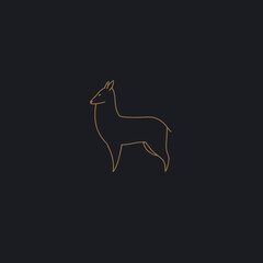 Abstract, stylized illustration of a badger's head, featuring bold lines and geometric shapes.