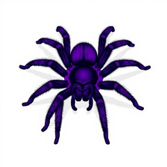 Purple Tarantula Animal Icon