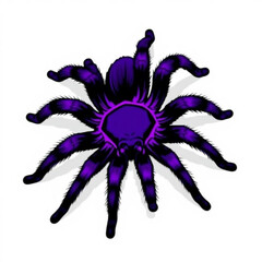 Purple Tarantula Animal Icon
