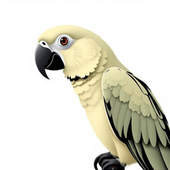 Black Parrot Animal Icon