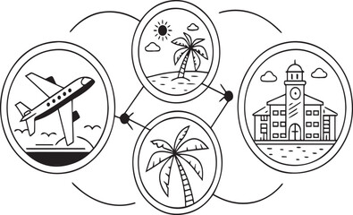 Travel Adventure Symbol Pack