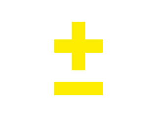 Fototapeta premium plus minus icon