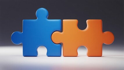 Creative Design of 3D Colorful Puzzle Pieces