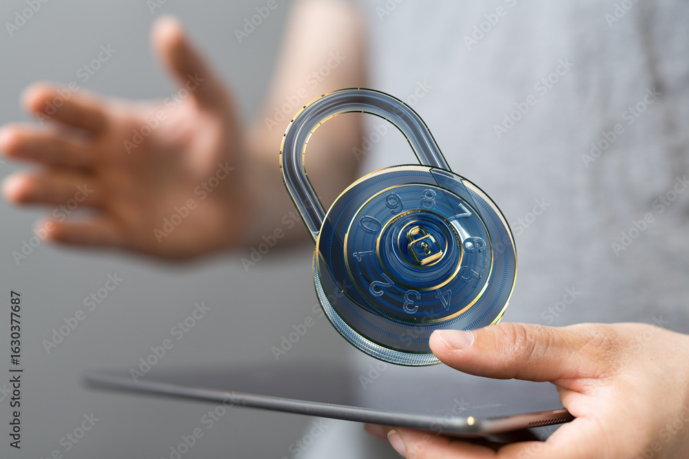 Aufkleber safeguard your information online. learn about data protection and cybersecurity best practices.