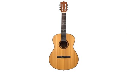 Obraz premium Acoustic guitar, light wood