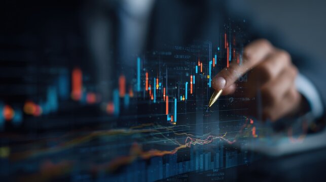 analyzing financial market data charts