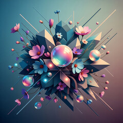 Spring Flower with Soft Background.