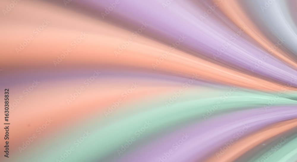 Poster soft abstract colorful lines form a smooth gradient rainbow motion design backdrop with a blurred te