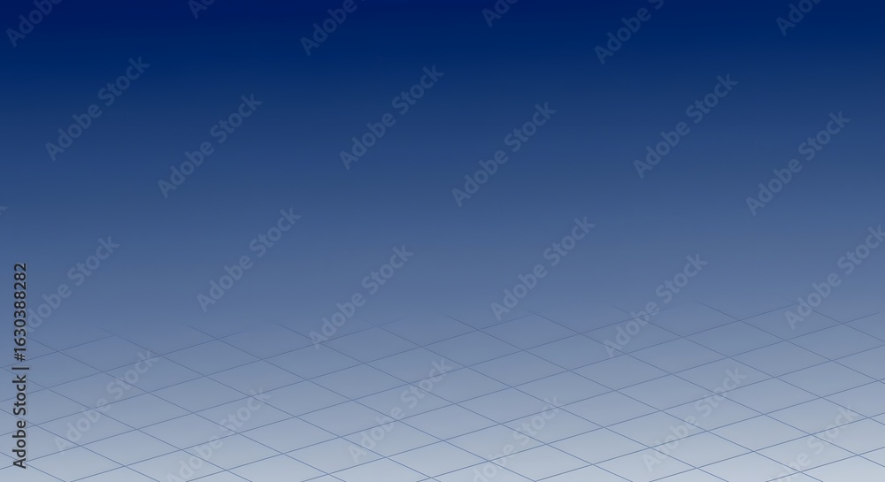 Poster abstract blue geometric pattern with futuristic grid and metallic texture for a technology or busine