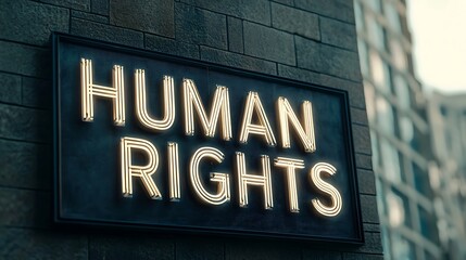 Obraz premium A neon sign displaying the words 