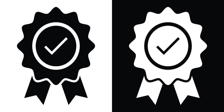 Accreditation Icons Set in Minimal Line and Flat Style – Vector Collection