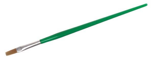 Paintbrush isolated on white background, clipping path		