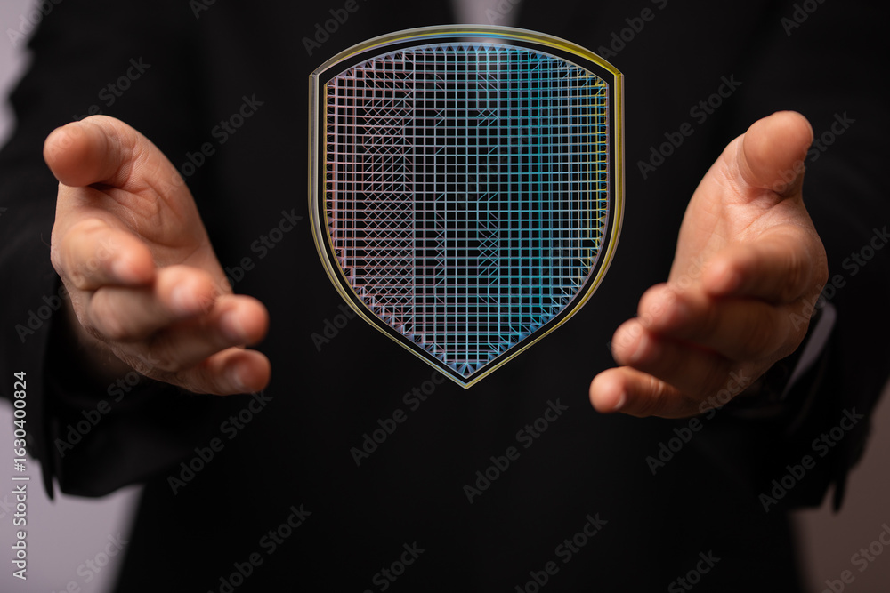 Poster secure your data with robust cybersecurity solutions. protect your business from online threats.