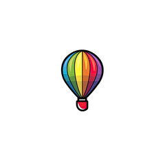 Colorful hot air balloon graphic (1)