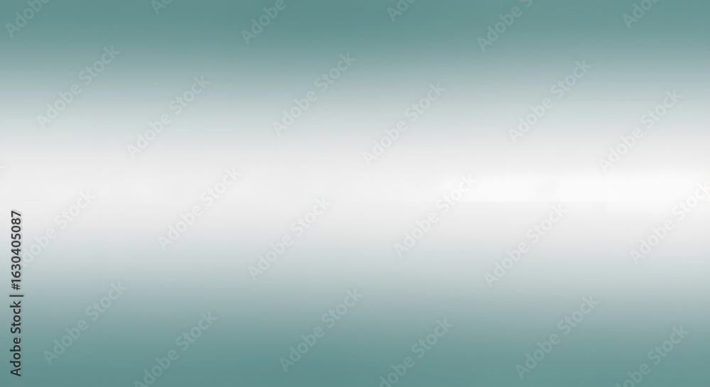 Poster abstract background featuring a smooth horizontal gradient from a muted teal green to a bright white