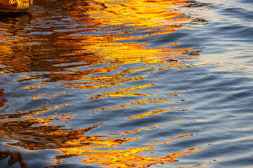 Art of waterwave surface photoed from sea and lake in great Vancouver area