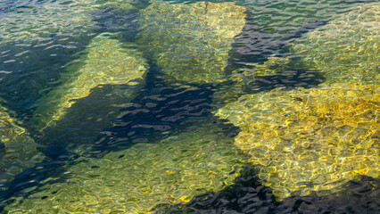 Art of waterwave surface photoed from sea and lake in great Vancouver area