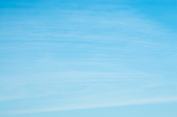 blue background, blue sky in the photo