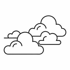 cloud computing icon on blue background