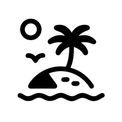 A lone figure stands on a rocky outcrop overlooking a vast ocean during a dramatic sunset silhouette