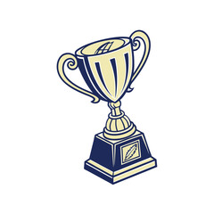 Trophy cup icon vector, Adobe Illustrator Artwork