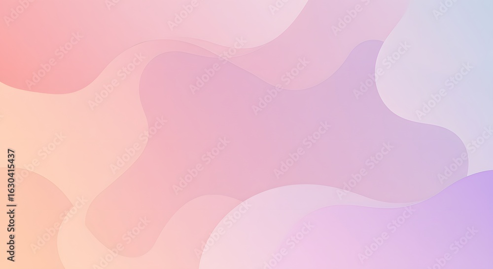 Poster abstract fluid gradient background with soft pastel color waves. modern liquid shape wallpaper desig