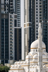 Sheikh Rashid Bin Mohammed Mosque in Dubai, UAE.