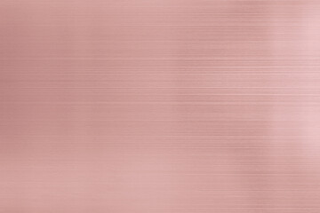 Rose gold metallic texture with fine brush steel, vector background illustration.