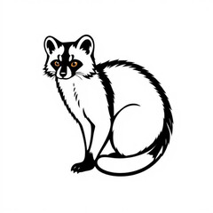 Quoll Black Animal Icon
