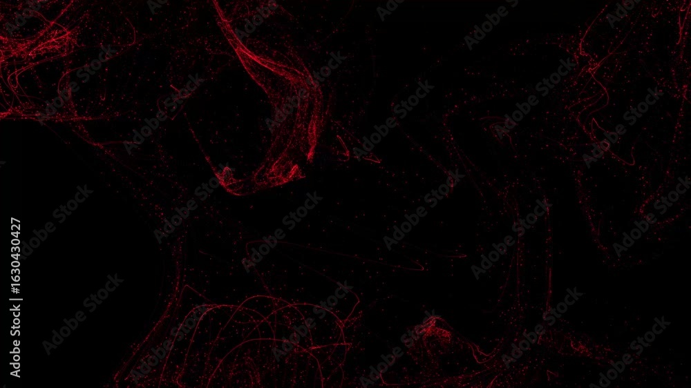 Poster seamless red colored magic particles abstract. abstract data background