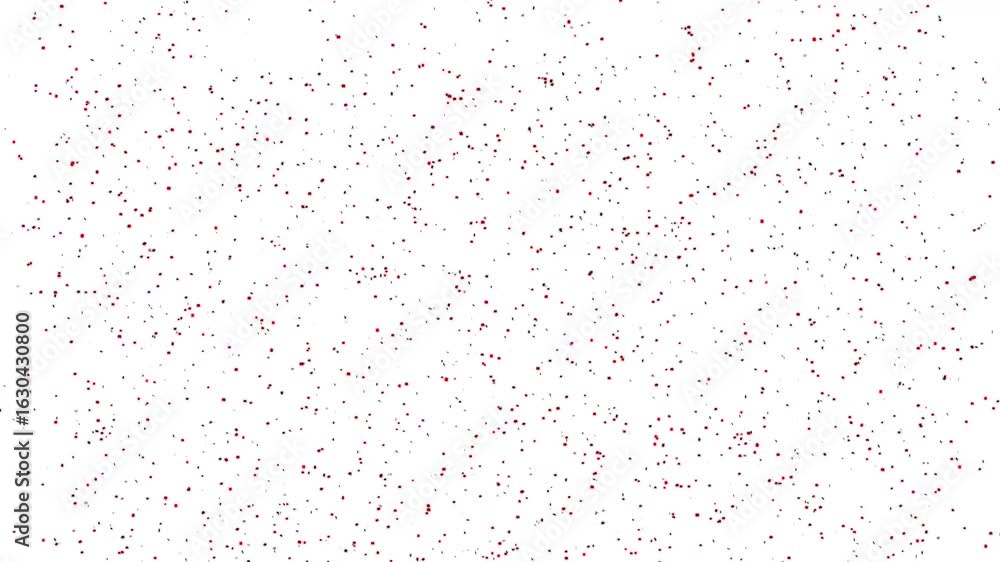 Poster abstract multi-colored particles falling on white background. abstract digital star background