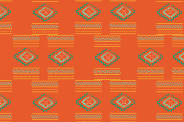 Ethnic Traditional Gerometric Seamless Pattern