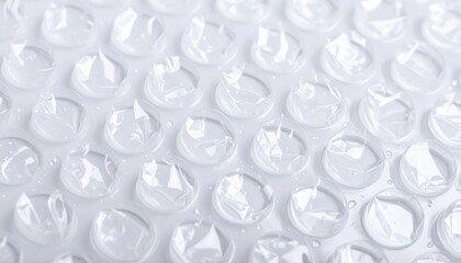 Closeup View Of Bubble Wrap Packaging