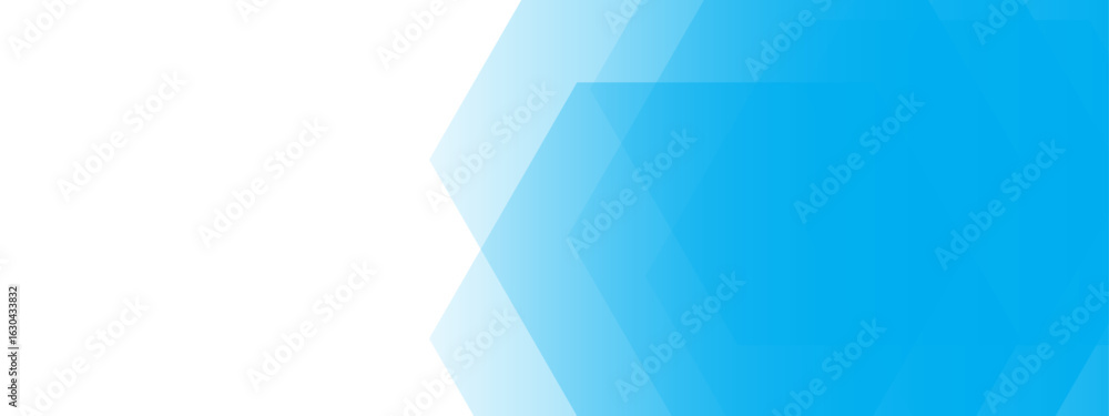 Aufkleber abstract medical blue hexagon background design. blue gradient abstract background with shapes eleme