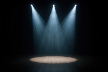 A Dramatic Stage in Darkness