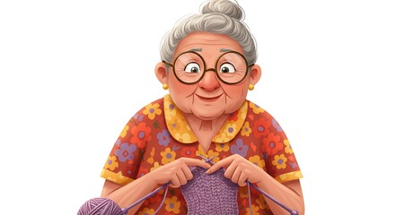 Cartoon-style image of a young adult woman with a bold hairstyle and intense stare, head tilted, one eyebrow raised, wearing a leather jacket with subtle patches, white background.

