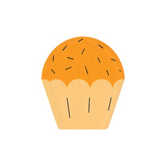 Delicious Orange Cupcake: Perfect for Baking Blogs & Recipes